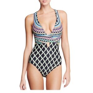 Trina Turk Kon Tiki swimsuit 6 NWT